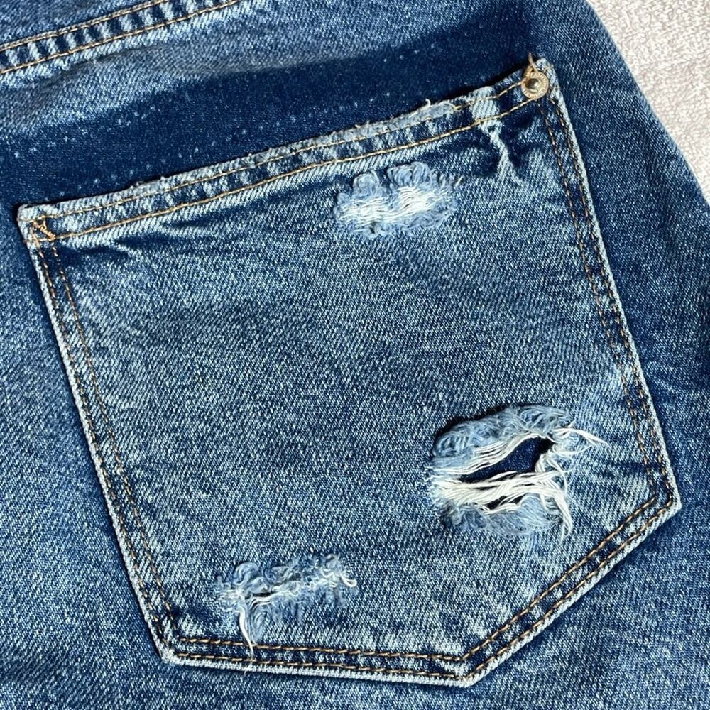 Zara Blue Denim Miniskirt Size L - Picture 13 of 15